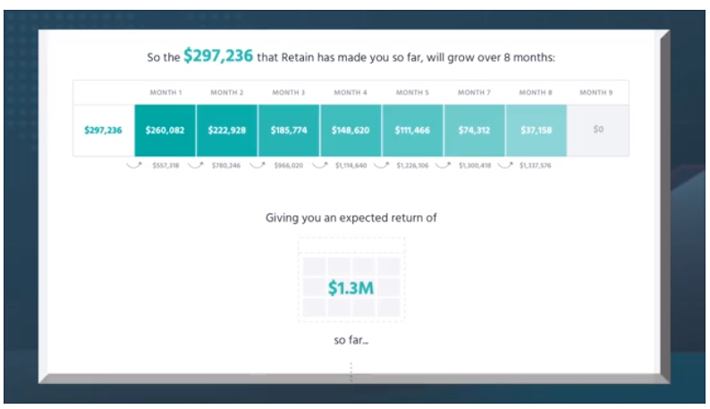 a screenshot of the video from a cold email from profitwell