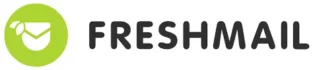 a Freshmail logo with a green circle