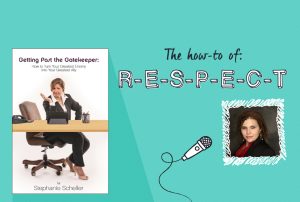 a book titled getting part the gatekeeper by stephanie scheller