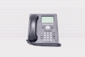 a pixel art of a telephone with a green screen