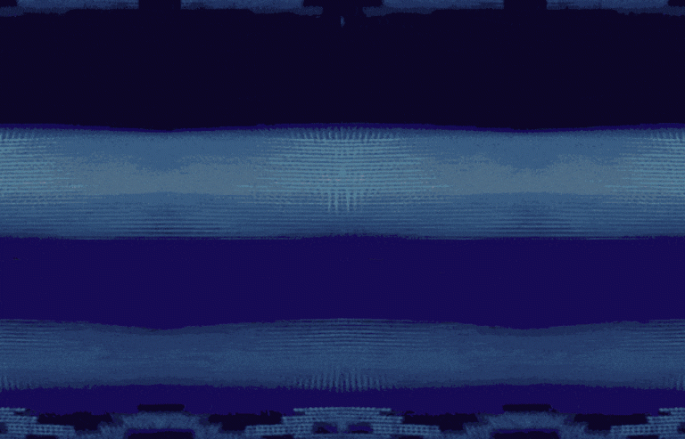 a dark blue background with a few white lines on it mimicking a scanner