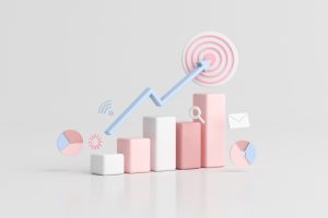 a target with a blue arrow pointing to it