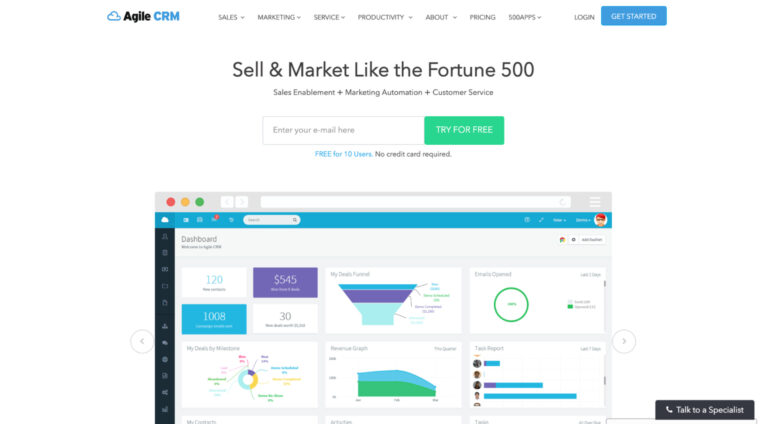 agile crm is an option for shopify