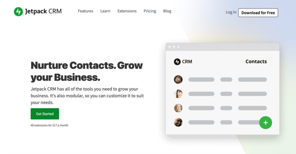 jetpack crm is an option for wordpress