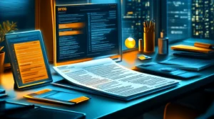 an illustration of a paper with a list of names