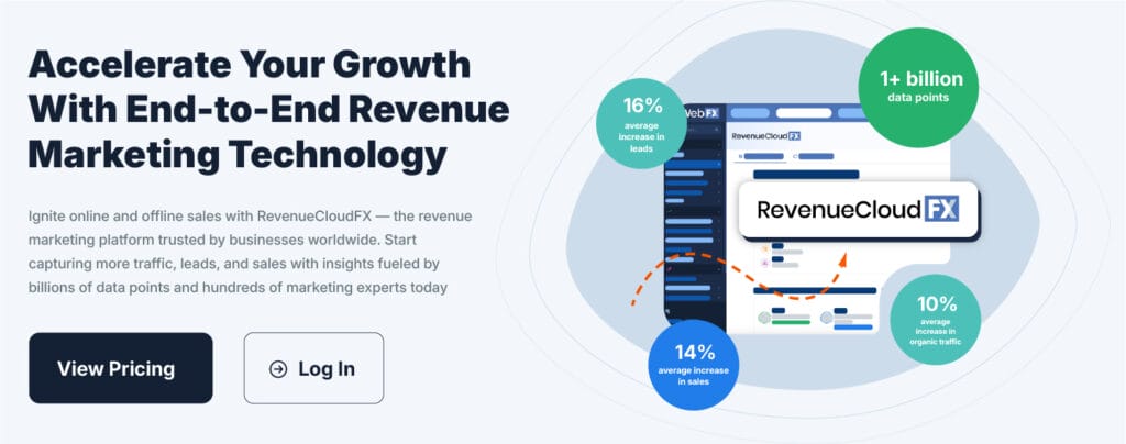 Screenshot of RevenueCloudFX