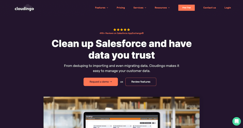 Cloudingo homepage