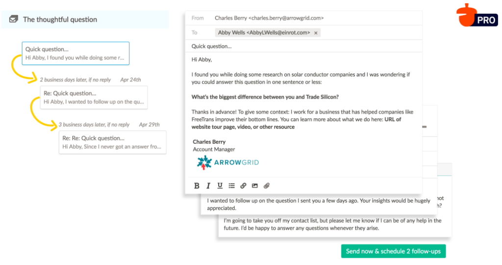 automated email sequences in Nutshell CRM