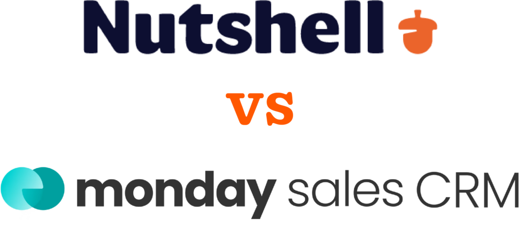 nutshell vs monday sales crm comparison
