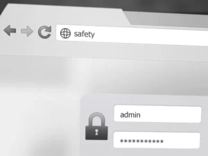 a browser screen with the word safety in the address bar