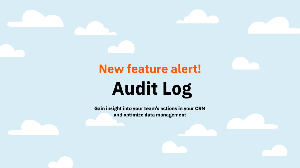 Audit log graphic with description
