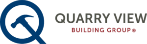 a logo for the Quarry View building group