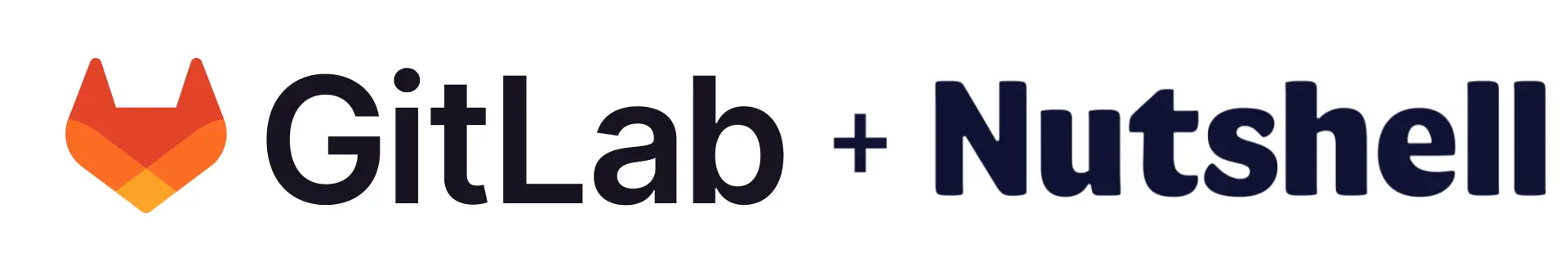 GitLab and Nutshell logos integration graphic
