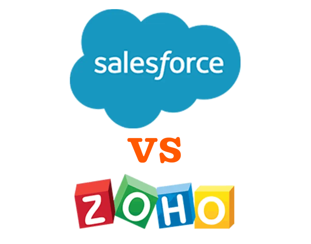salesforce vs zoho logos