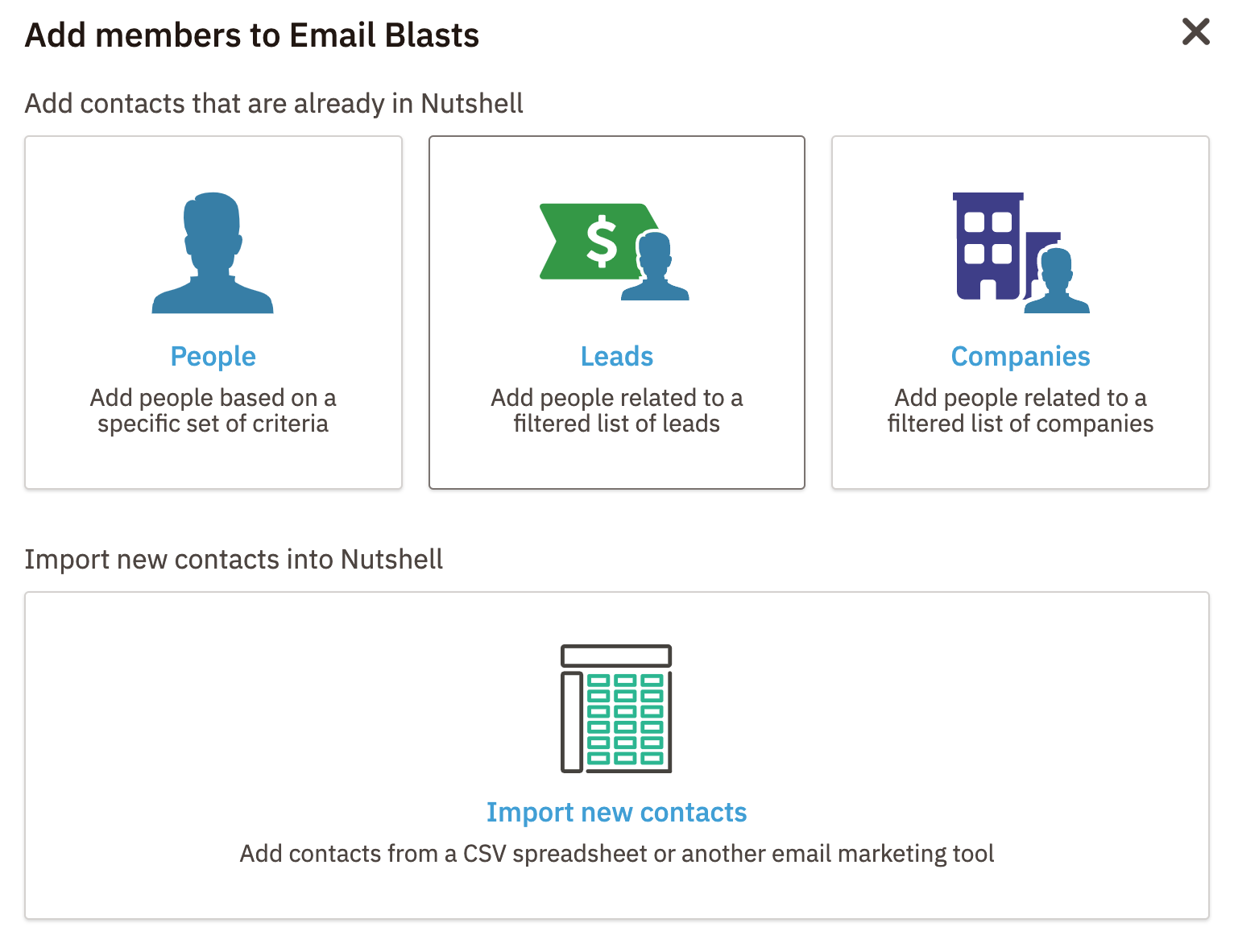 Create Audience in Nutshell