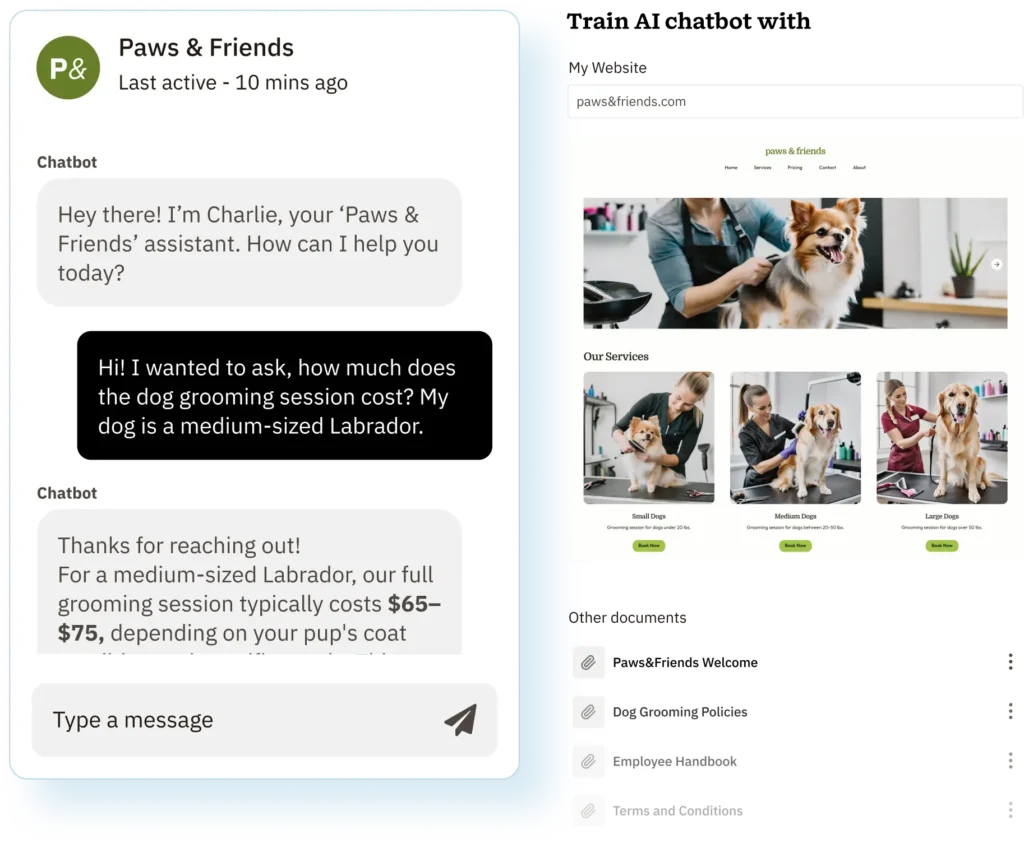 Nutshell CRM AI Chatbot - Add an AI-powered chatbot to your website to collect leads 24-7