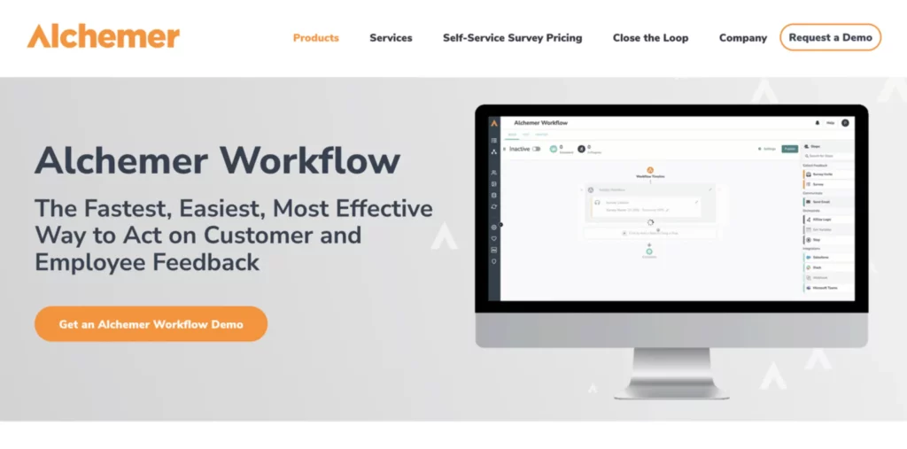 Alchemer homepage