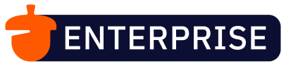 a logo for Nutshell Enterprise