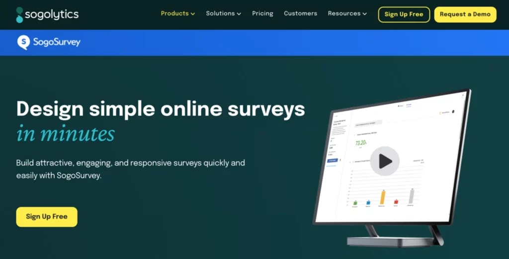 SoGoSurvey homepage
