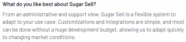 kunders omdömen om vad de tycker om Sugar Sell