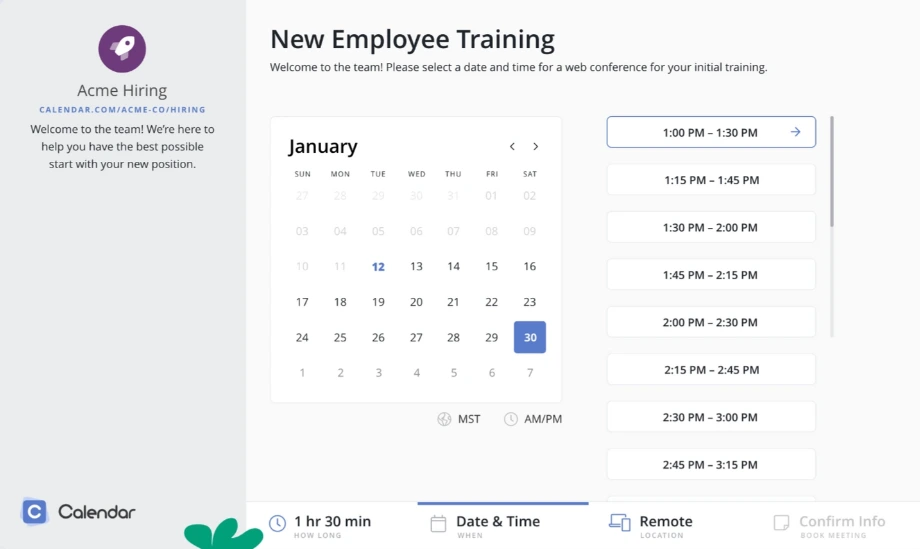 Calendar online calendar app screenshot
