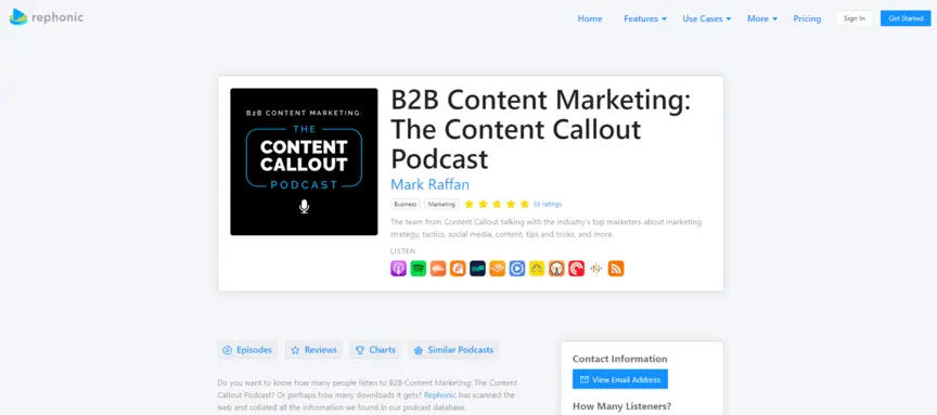 The Content Callout is one of the best marketing podcasts