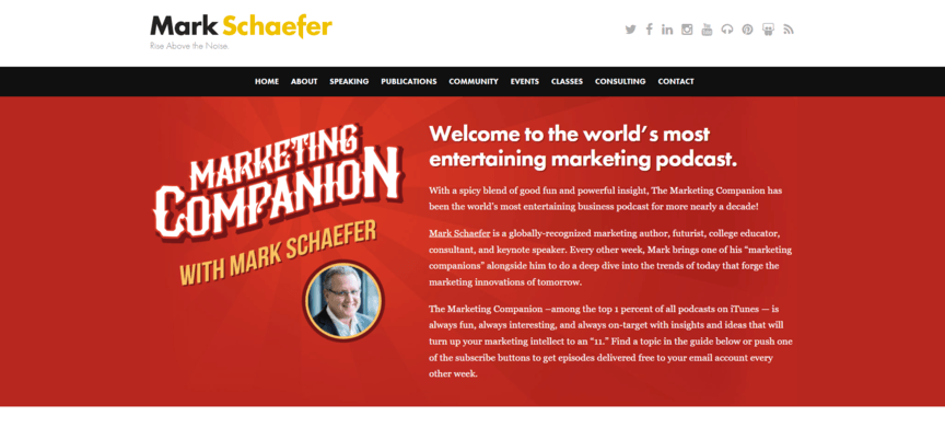 The Marketing Companion is one of the best marketing podcasts