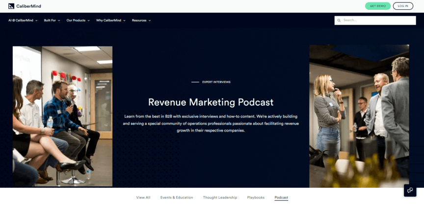 The Revenue Marketing Report is one of the best marketing podcasts