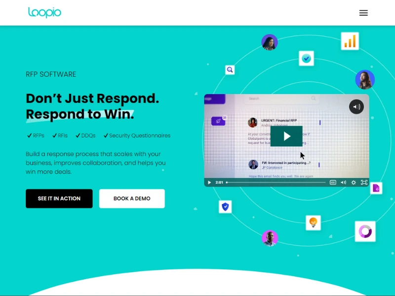 Loopio proposal software image