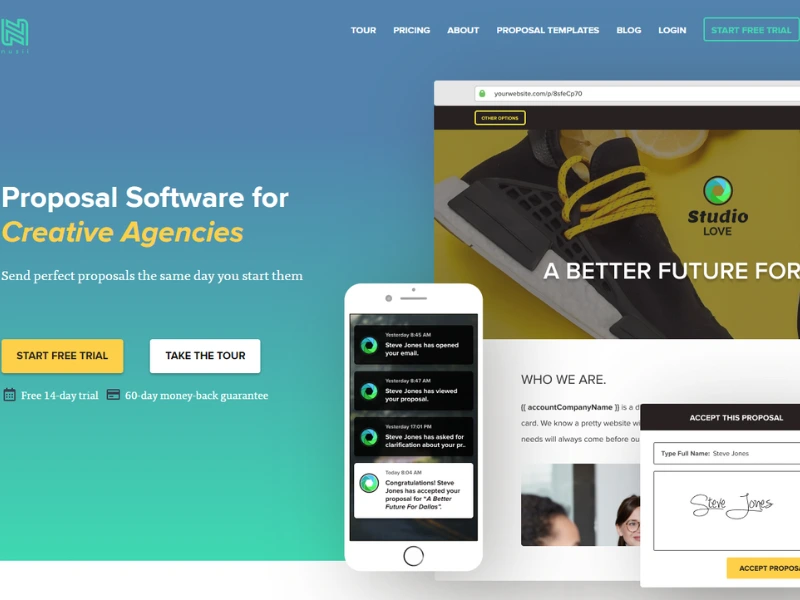 Nusii proposal software image
