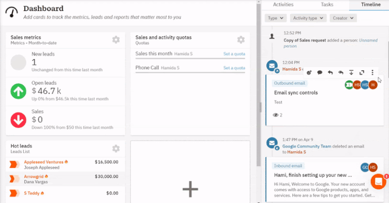 Adding an email to Nutshell's email blocklist