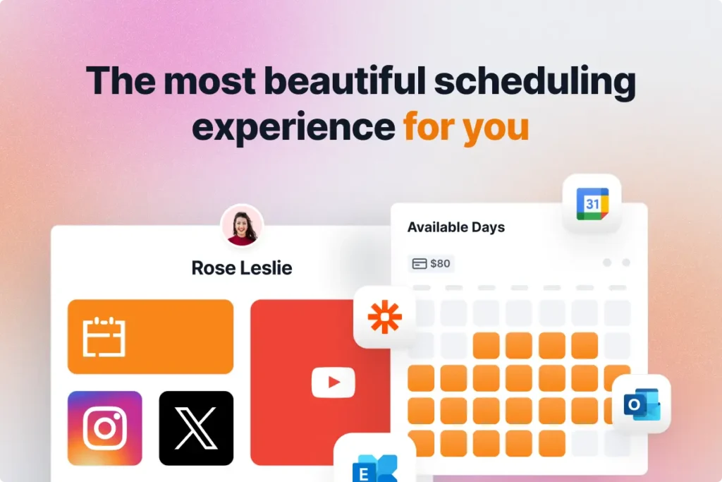 Zeeg scheduling tool website screenshot
