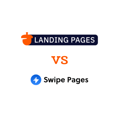 Landing pages and Swipe pages logo
