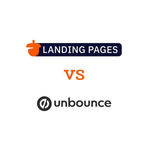 Landing pages and Unbounce logo