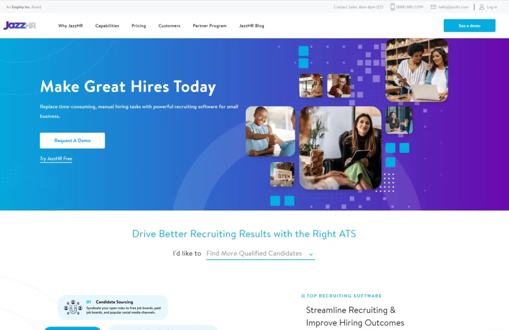 JazzHR is one of the best applicant tracking systems