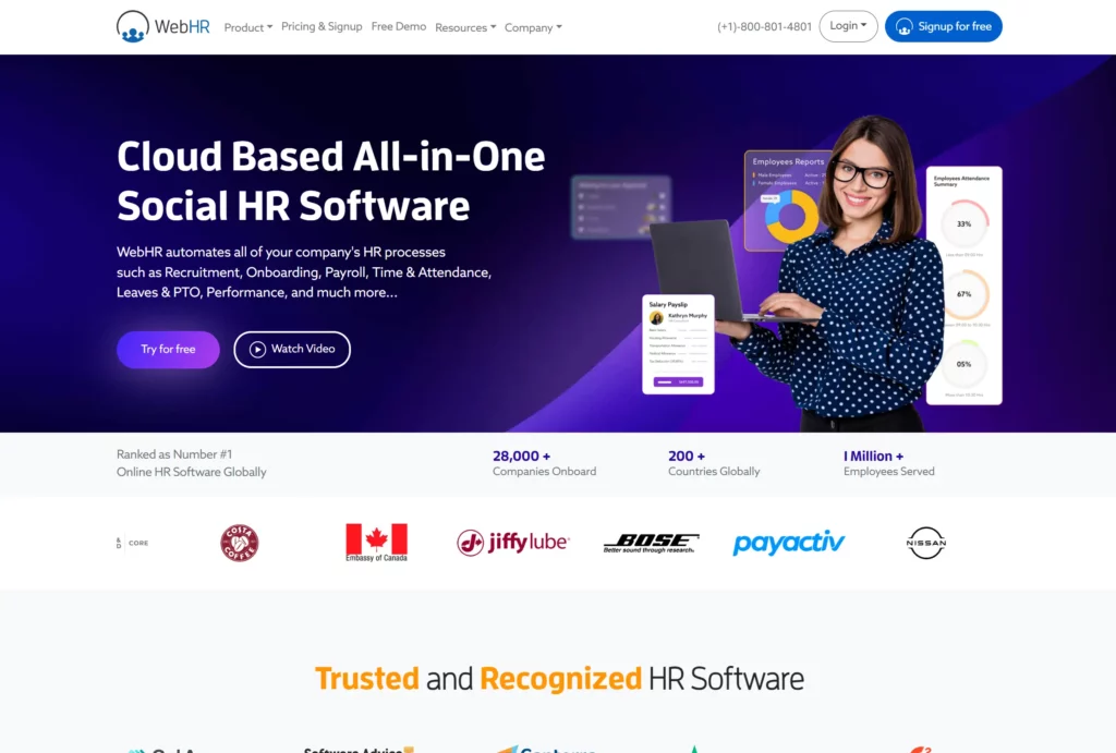 WebHR is one of the best applicant tracking systems