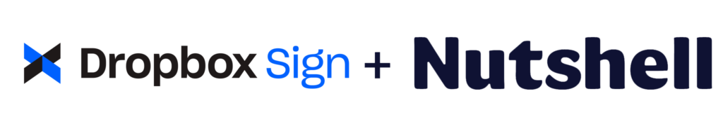 Dropbox sign plus Nutshell