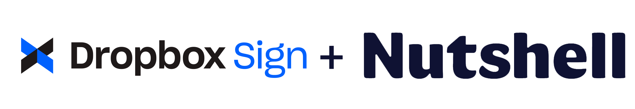 Dropbox sign plus Nutshell