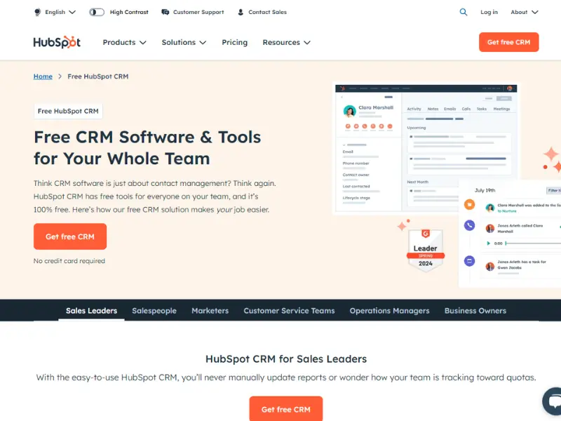 hubspot free version