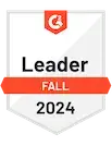 G2 CRM leader badge for Fall 2024