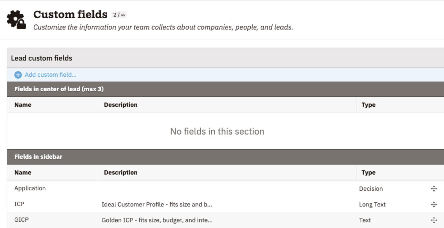 Custom Field Icon Organize Contacts With Custom Fields in Nutshell CRM