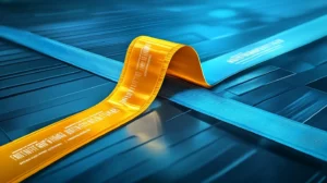 a URL on a flat surface is bent to make it shorter