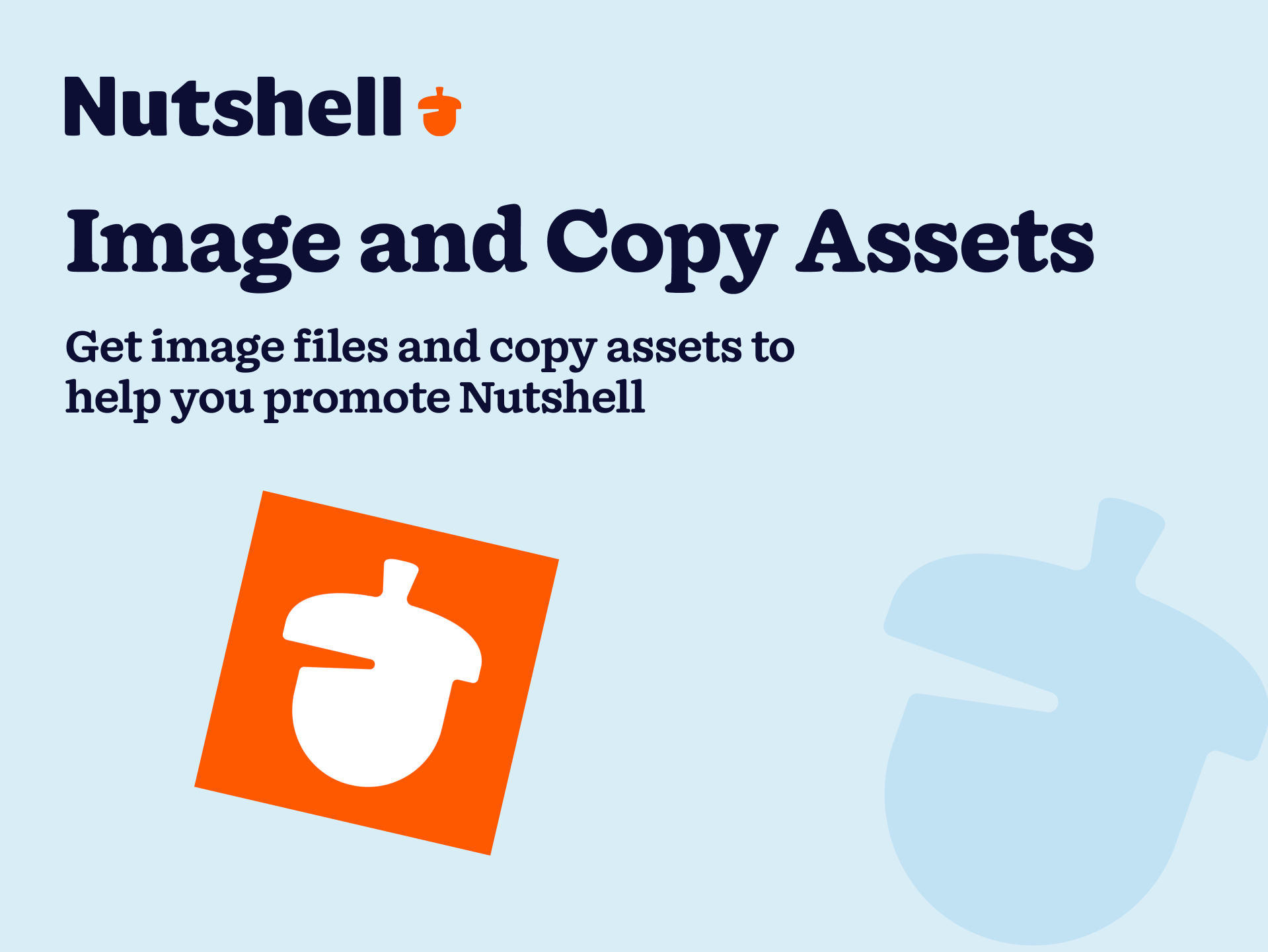 Partner image and copy assets graphic