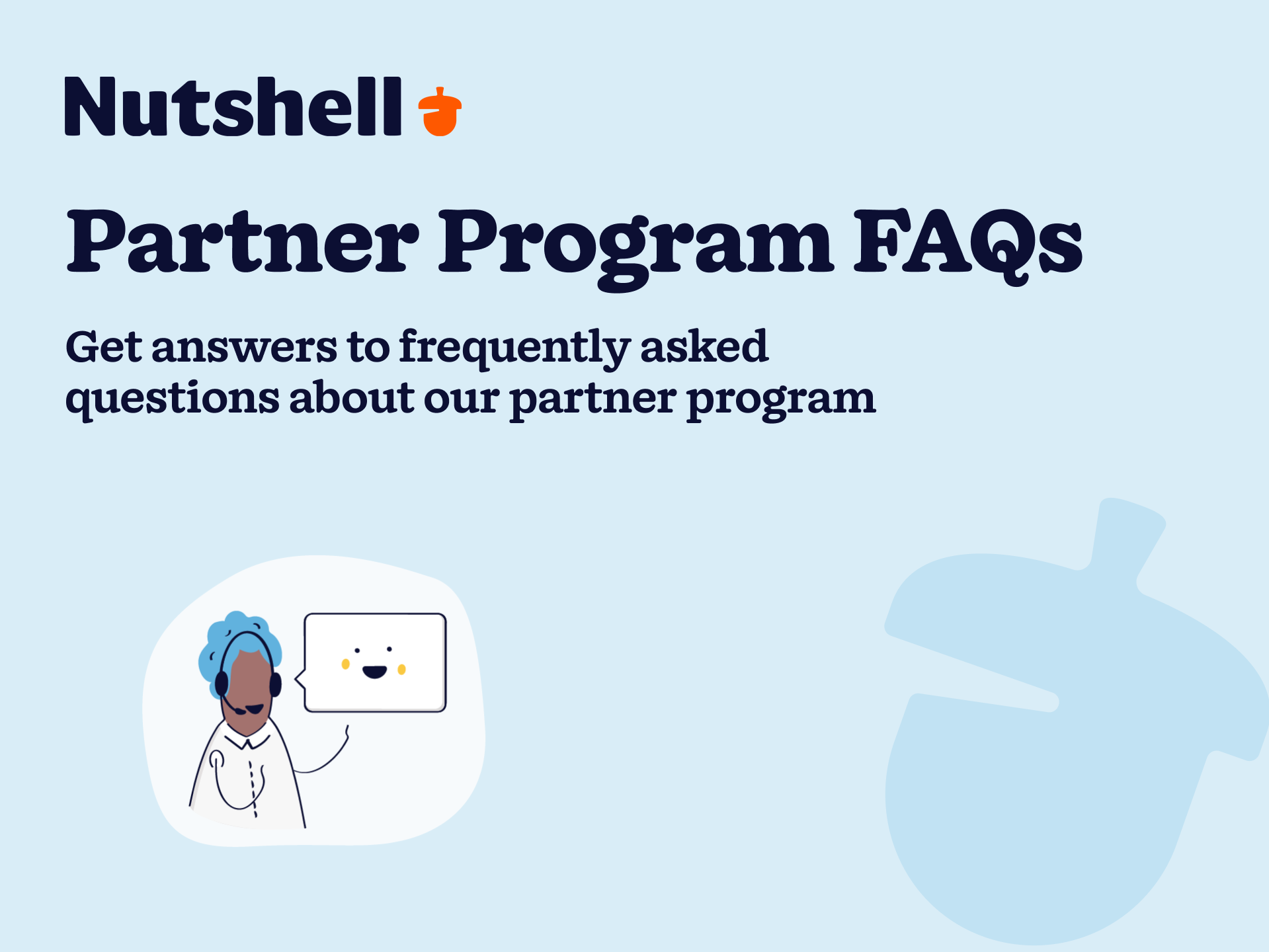 Partner program faq page graphic