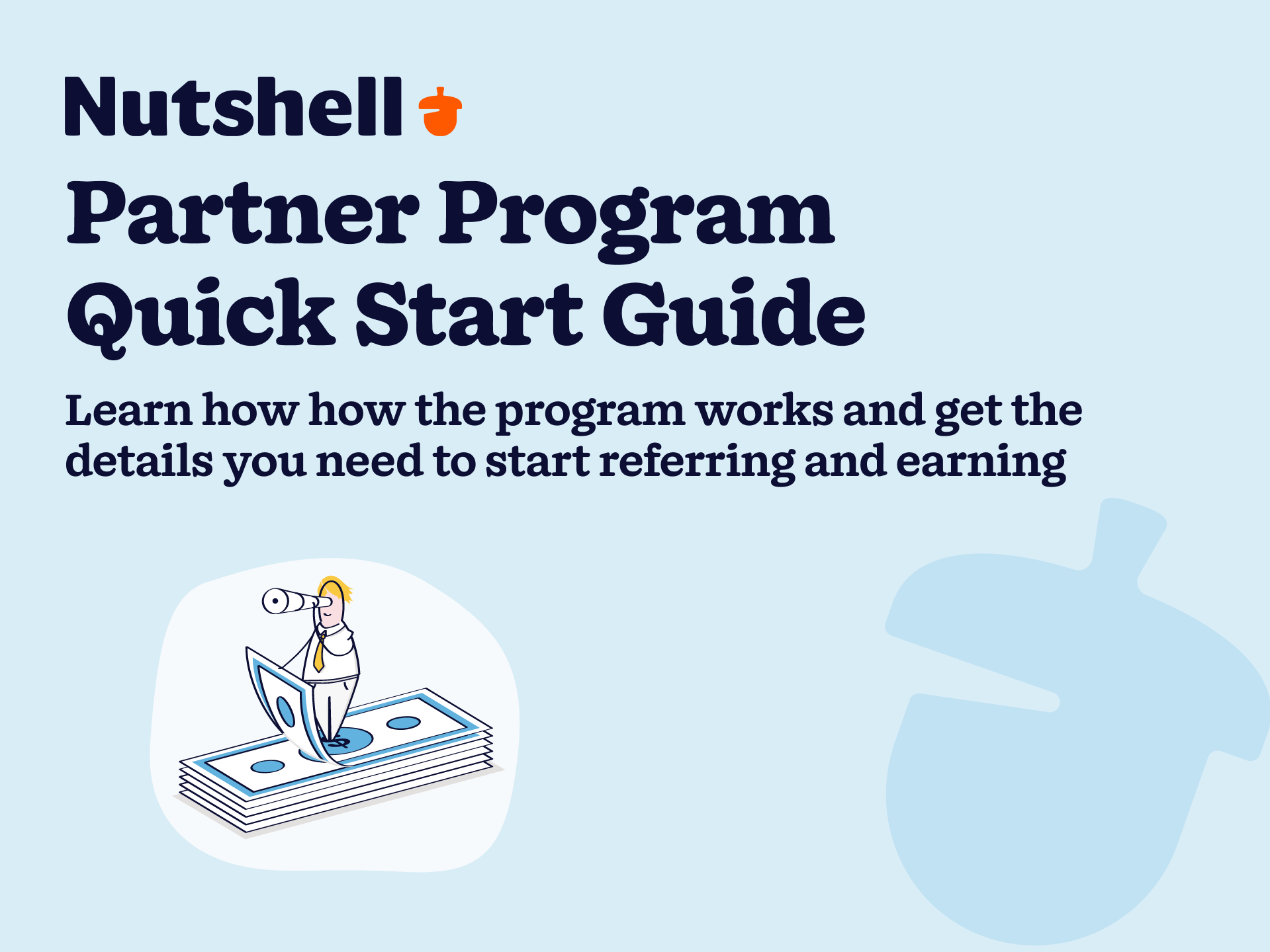 Partner program quick start guide graphic