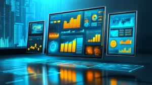 A dashboard full of different charts