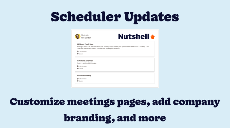 Scheduler updates