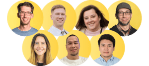 Headshots of Nutshell's customer support specialists.