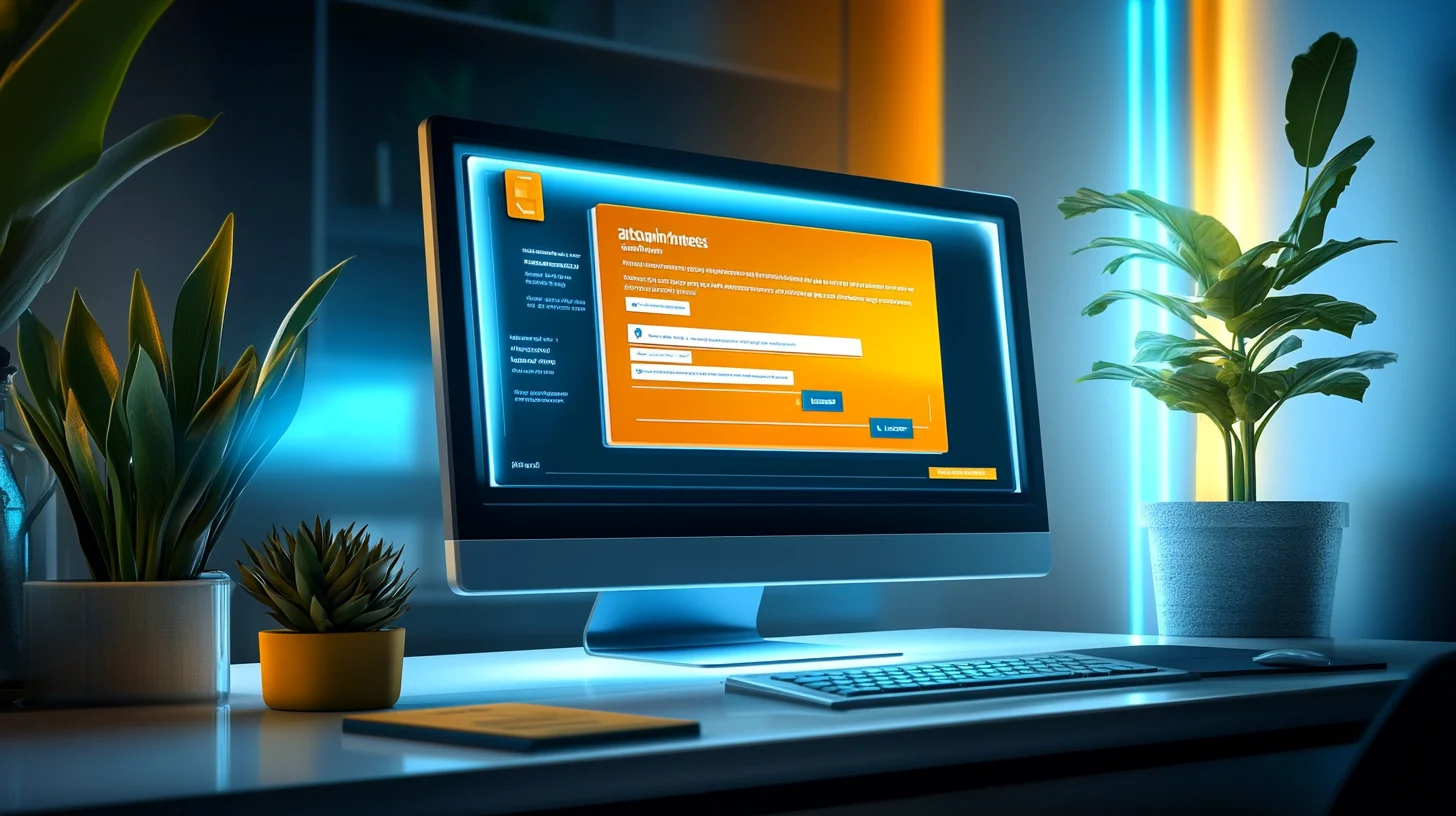 a lead form with many fields and a mouse cursor in the middle