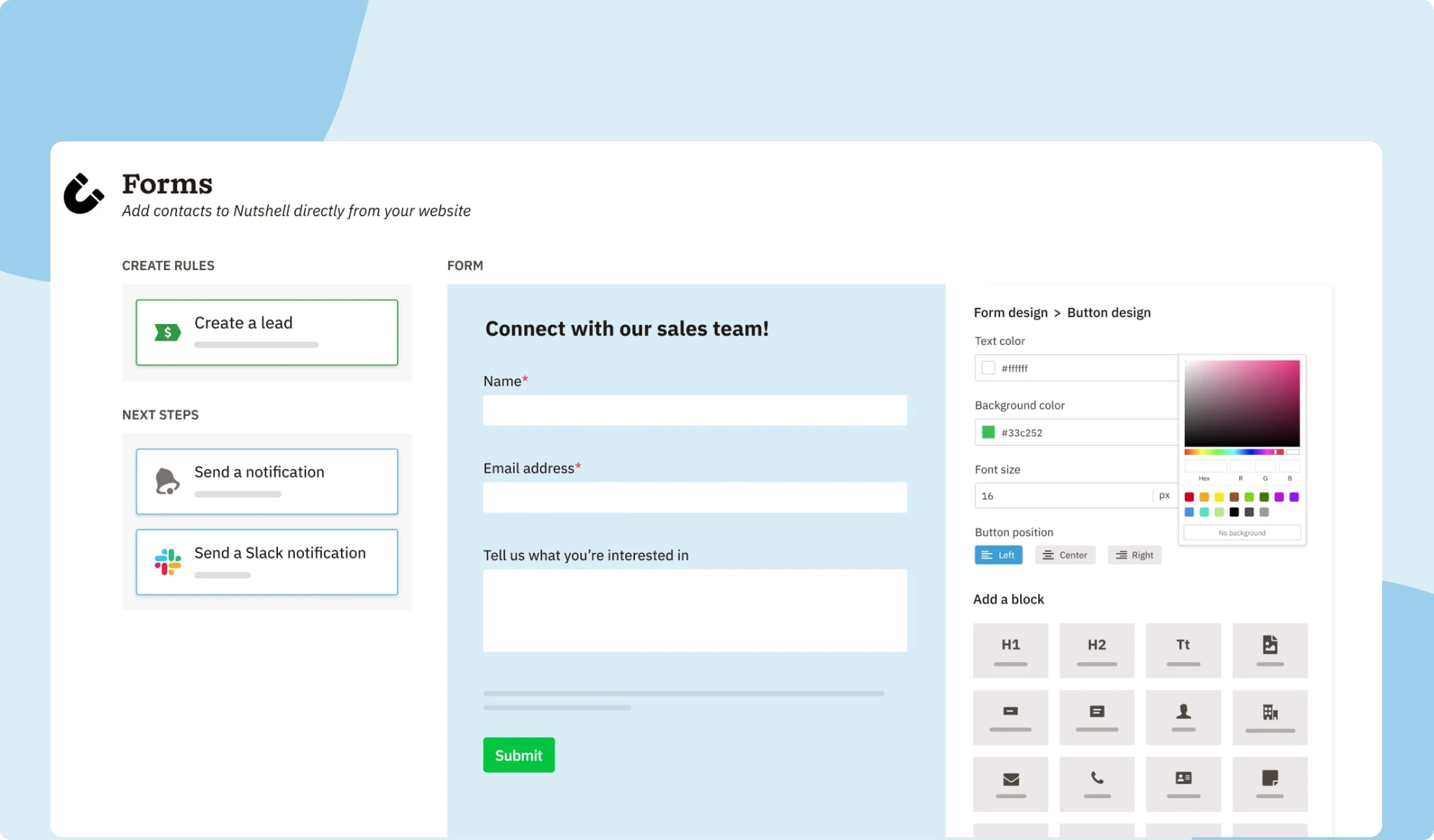 CRM-Webformular-Builder